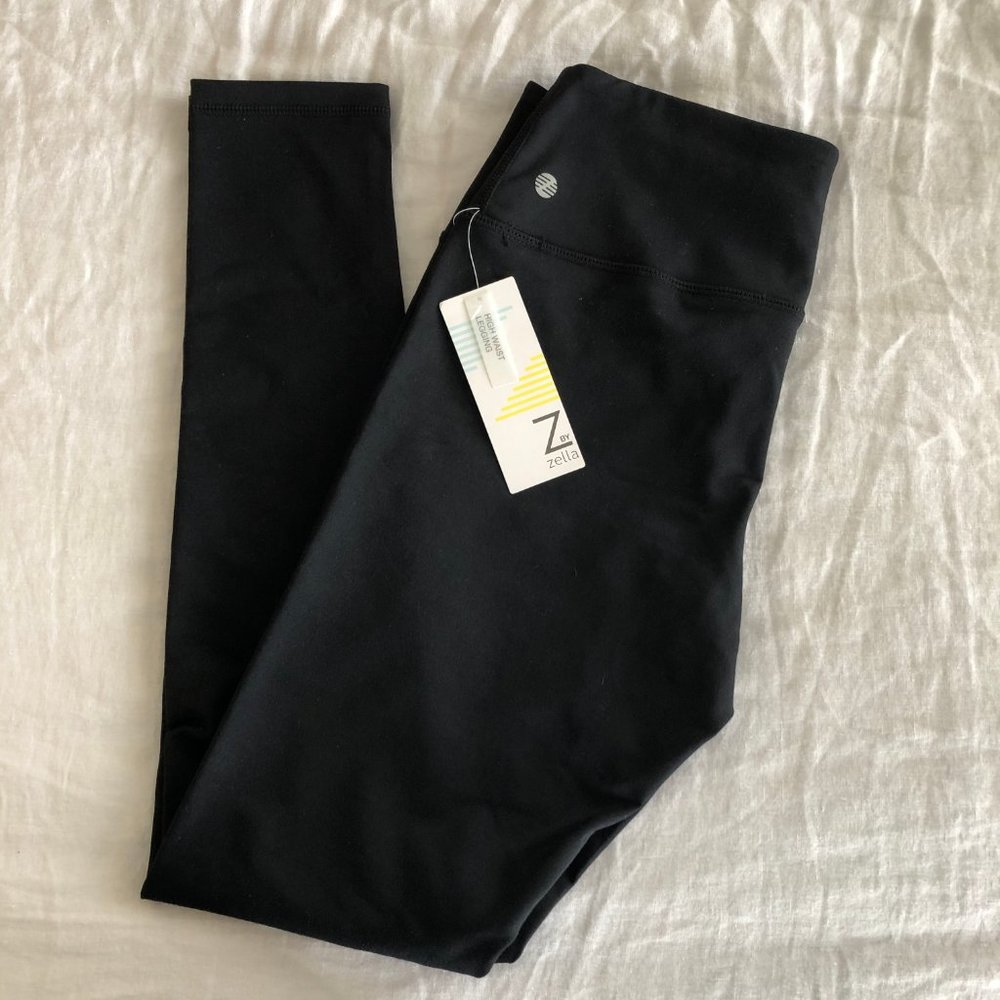 NWT Z by Zella Black High Waist Daily Leggings - M